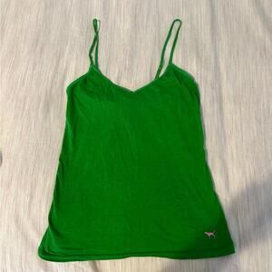 Y2K Victoria’s Secret Green Terry Cami Top